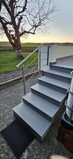Treppengeländer aus Edelstahl
