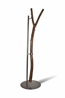 geflämmte Baumstamm Garderobe