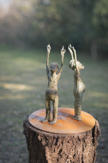 Prima Idee für einen abgesägten Baumstumpf