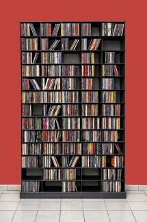 2 Stück CD Regale als Steck-Regal