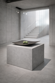 Schale aus geschmiedetem Draht