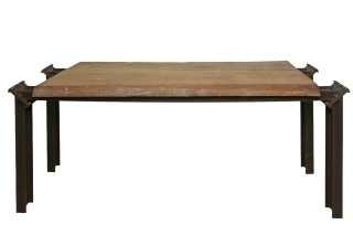 Tisch mit 6 cm starker Eichen Tischplatte