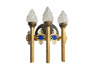 3 flammige Wandleuchte