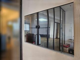 Magnet Pinnwand aus spiegelblankem Edelstahl Blech 1mm