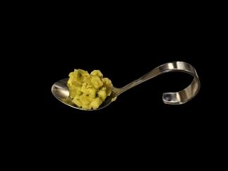 Panierte Rotwurst mit Äpfekln und Bratkartoffeln