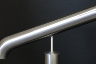Edelstahl Treppenhandlauf mit einem Durchmesser von 60,2mm