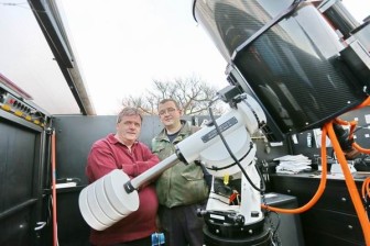 Alfred Swientek und Peter Schmitz bei wirklich gutem Wetter