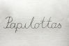 Schriftzug Papilottas