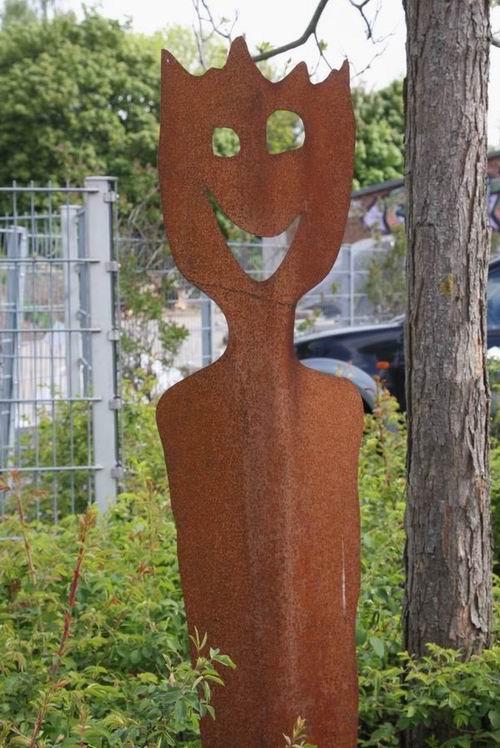 Garten Skulpturen aus rostigem Stahl